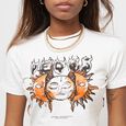 Face The Sun Graphic Cop Top