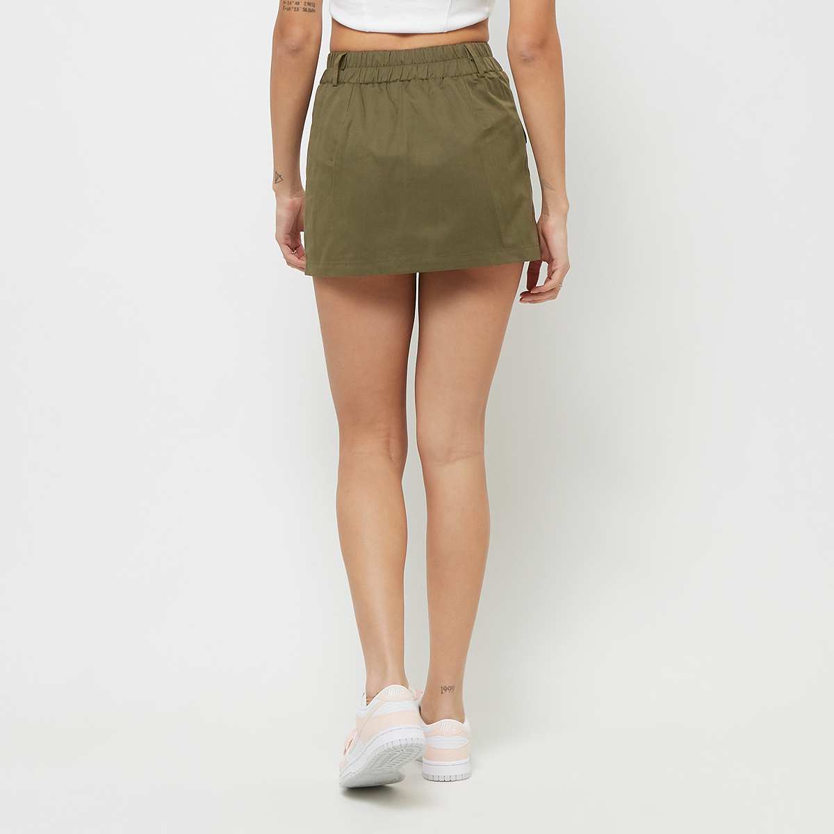 Sixth June Utility Cotton Twill Mini Skirt Rokken Dames khaki maat: XS beschikbare maaten:XS S M L