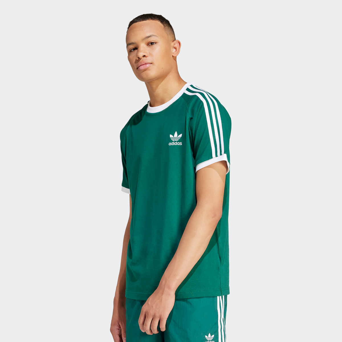 adidas Originals Adicolor 3-stripes T-shirt T-shirts Kleding collegiate green maat: S beschikbare maaten:S XL