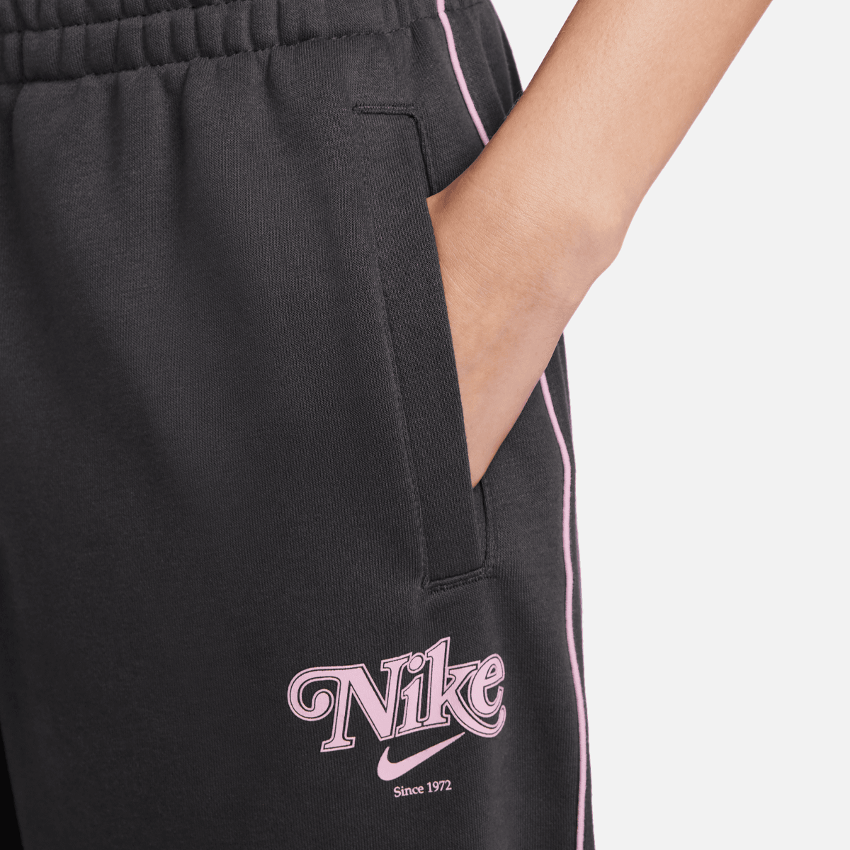 Nike Sportswear Fleece Straight Pant Trainingsbroeken Dames anthracite maat: XS beschikbare maaten:XS S M L