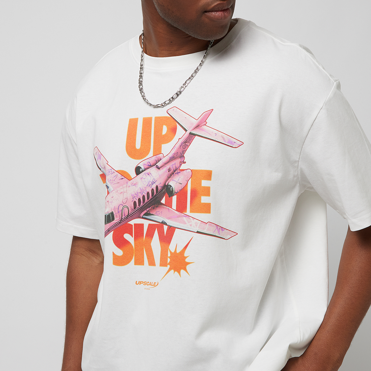 Upscale by Mister Tee Up To The Sky Oversize Tee T-shirts Kleding white maat: M beschikbare maaten:XS S M L