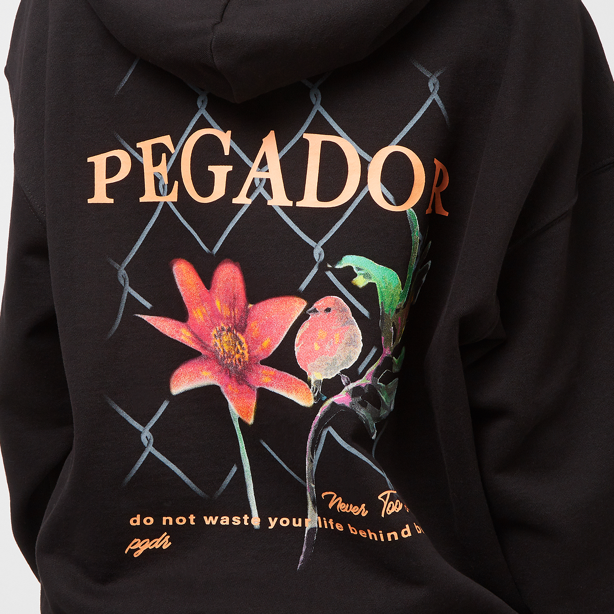 Pegador Maramie Oversized Hoodie Hoodies Dames Black maat: XS beschikbare maaten:XS S M L