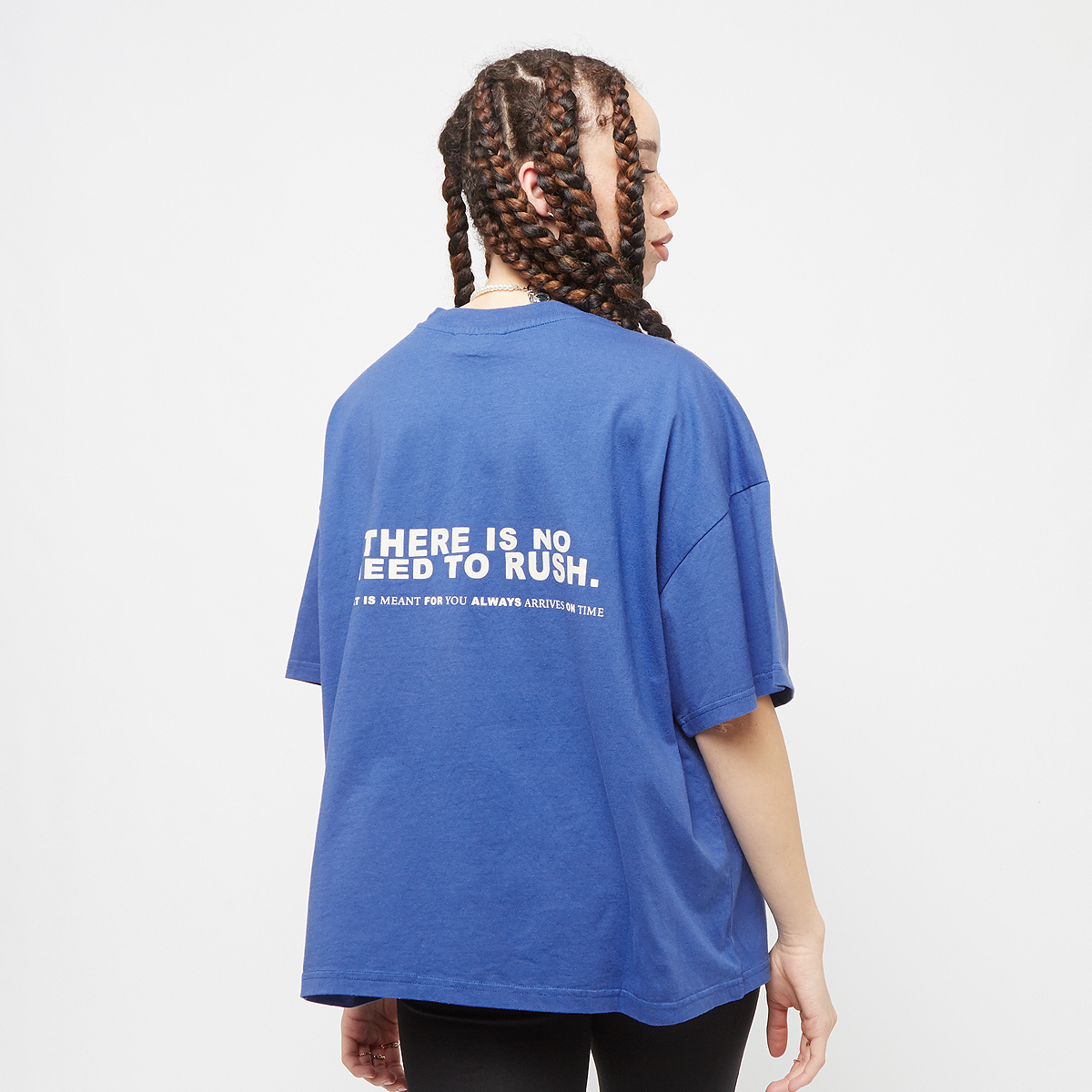 Pegador Paluma Heavy Oversized Tee T-shirts Dames blue maat: XS beschikbare maaten:XS S M L